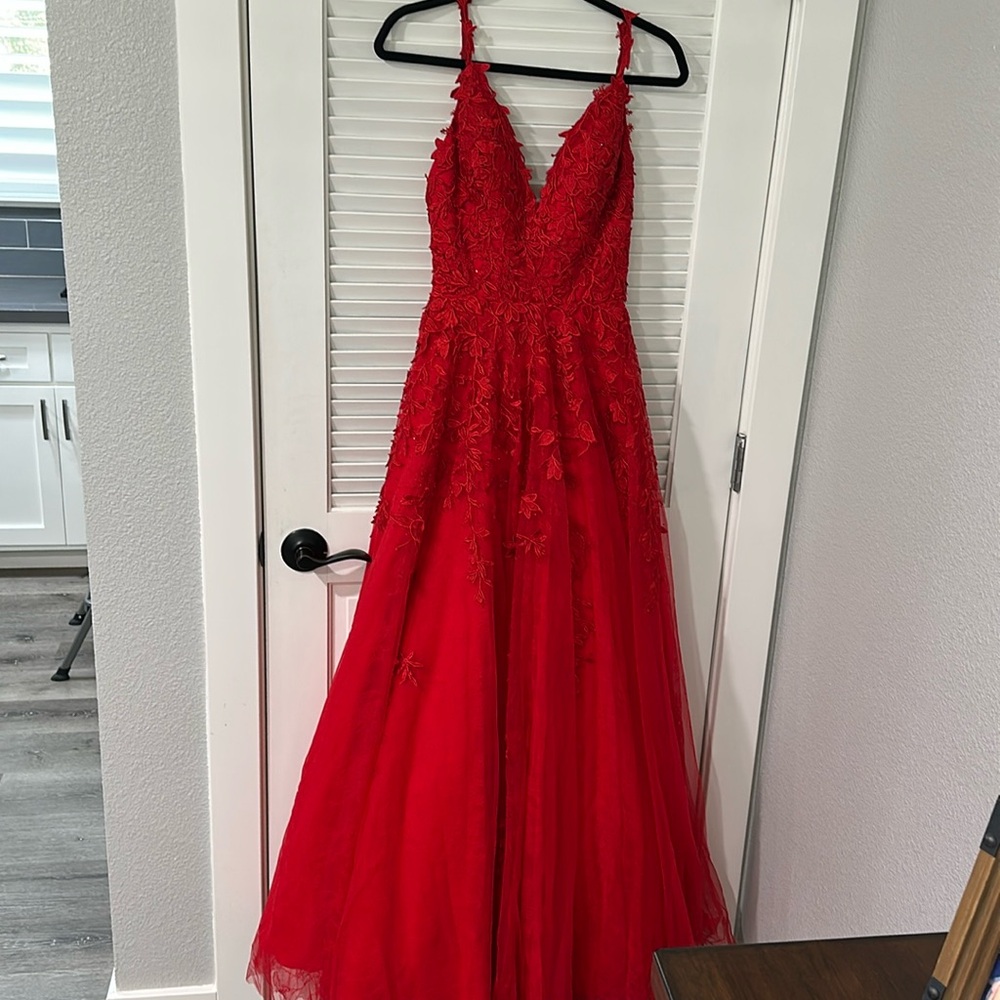 Sherri Hill red dress